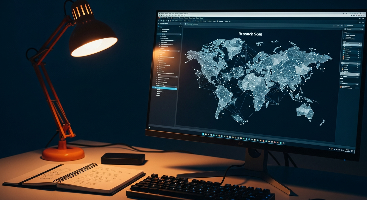 Visualizing research and AI generation